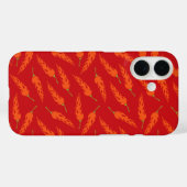 Coques Case-Mate iPhone Motif de piments chauds (Verso (horizontal))