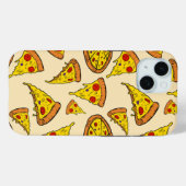 Coques Case-Mate iPhone Motif de pizza au fromage fondu (Verso (horizontal))