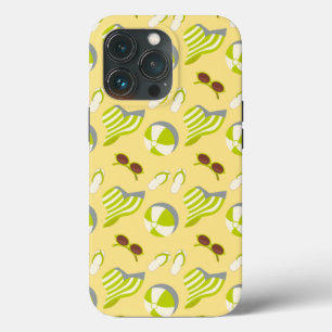 Case-Mate iPhone Case Motif de plage avec lunettes de soleil et casquett