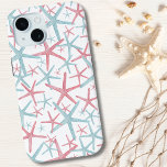 Coque Pour iPhone 15 Motif de plage Tropical<br><div class="desc">Un motif de plage à l'aquarelle mignonne et tendance, aux tons rose et turquoise envoûtants qui rappellent le paradis des maisons de plage. Découvrez l'essence de l'été grâce à ce design d'inspiration côtière, orné d'étoiles balnéaires fantaisistes qui dégagent un charme marin. Élevez l'ambiance plus loin en explorant une myriade de...</div>