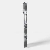 Coques Case-Mate iPhone Motif de plaque d'argent (Verso / Gauche)