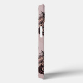 Coques Case-Mate iPhone Motif de plume de paon (Verso / Droite)