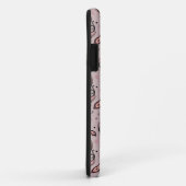 Coques Case-Mate iPhone Motif de plume de paon (Dos/Droite)