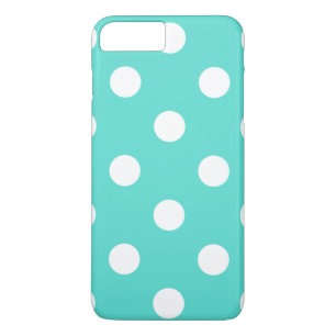 Etui iPhone Case-Mate Motif de point bleu turquoise de polka