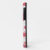 Coques Case-Mate iPhone Motif de point de rotation saumon (Dos/Gauche)