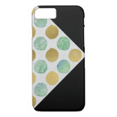 Coques Case-Mate iPhone Motif de point Polka parties scintillant (Dos)