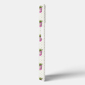 Coques Case-Mate iPhone Motif de point Polka Succulent Aquarelle (Verso / Droite)