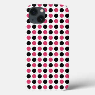 Case-Mate iPhone Case Motif de point rose et noir Polka Coque-Mate iPhon