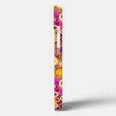 Coques Case-Mate iPhone Motif de point violet de polka (Verso / Gauche)
