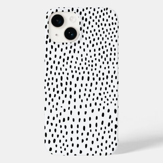 Coques Case-Mate iPhone motif de points faits à la main dessin enfantin fo (Verso)