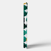 Coques Case-Mate iPhone Motif de points - parties scintillant émeraude et (Verso / Droite)