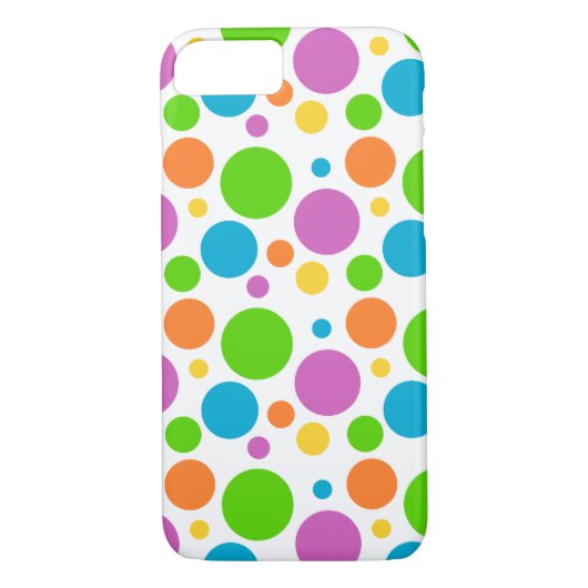 Coques Case-Mate iPhone Motif de points Polka (Dos)