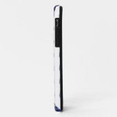 Coques Case-Mate iPhone Motif de poire bleu (Dos/Gauche)