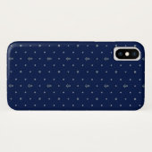 Coques Case-Mate iPhone Motif de pois d'Ancre (Dos (Horizontal))