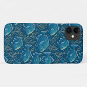 Coques Case-Mate iPhone Motif de poisson bleu (Dos (Horizontal))