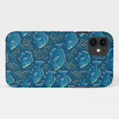 Coques Case-Mate iPhone Motif de poisson bleu (Dos (Horizontal))