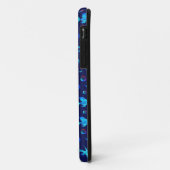 Coques Case-Mate iPhone motif de poisson bleu (Dos/Gauche)