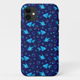 Case-Mate iPhone Case motif de poisson bleu