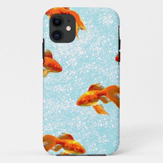 Coques Case-Mate iPhone motif de poisson d'or (Dos)