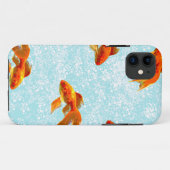 Coques Case-Mate iPhone motif de poisson d'or (Dos (Horizontal))