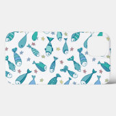 Coques Case-Mate iPhone Motif De Poisson Et D'Amidon (Verso (horizontal))