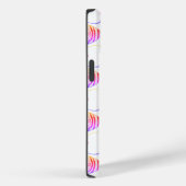 Coques Case-Mate iPhone Motif de poisson rose mou Monogram (Verso / Droite)