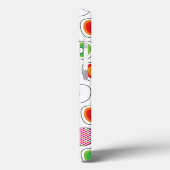 Coques Case-Mate iPhone Motif de pomme rétro mignon (Verso / Gauche)