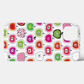 Coques Case-Mate iPhone Motif de pomme rétro mignon (Verso (horizontal))