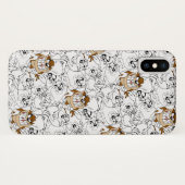 Coques Case-Mate iPhone MOTIF de pop couleur d'art en ligne TAZ™ (Dos (Horizontal))
