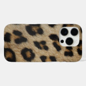Coques Case-Mate iPhone Motif de poster de animal de fourrure de léopard t (Verso (horizontal))