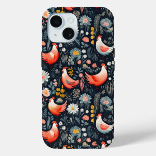 Coque Pour iPhone 15 Motif de poulet