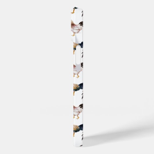 Coques Case-Mate iPhone Motif de poulet rustique (Verso / Gauche)