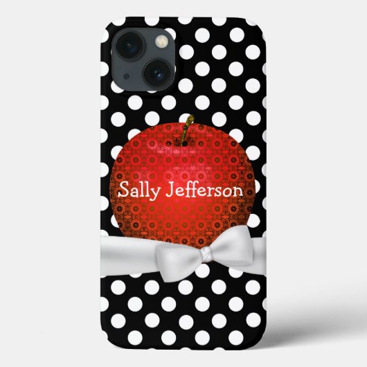 Coques Case-Mate iPhone Motif de professeur pomme (Verso)