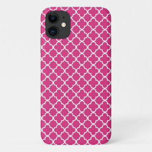 Coques Pour iPhone Motif de Quatrefoil de roses indien
