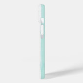 Coques Case-Mate iPhone Motif de rayure verticale aqua aquarelle côtier  (Verso / Gauche)