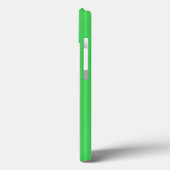 Coques Case-Mate iPhone Motif de rayures verticales vert clair (Verso / Gauche)