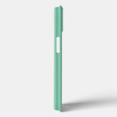 Coques Case-Mate iPhone Motif de rayures verticales vert menthe (Verso / Droite)