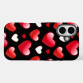Coques Case-Mate iPhone Motif de Red Heart (Verso (horizontal))