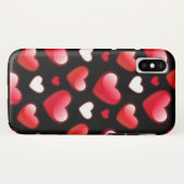 Coques Case-Mate iPhone Motif de Red Heart (Dos (Horizontal))