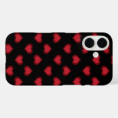 Coques Case-Mate iPhone Motif de Red Hearts (Verso (horizontal))