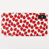 Coques Case-Mate iPhone Motif de Red Ladybugs (Dos (Horizontal))