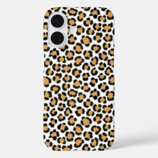 Coques Case-Mate iPhone Motif de répétition de l'effet de fourrure simulé  (Verso)