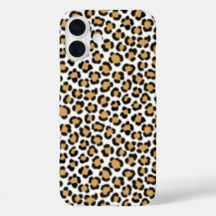 Coques iPhone 16 Plus Motif de répétition de l'effet de fourrure simulé 