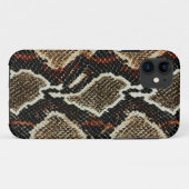 Coques Case-Mate iPhone motif de reptile sauvage imprimé de serpent python (Dos (Horizontal))