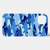 Coques Case-Mate iPhone Motif de requin bleu (Verso (horizontal))