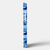 Coques Case-Mate iPhone Motif de requin bleu (Verso / Gauche)