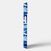 Coques Case-Mate iPhone Motif de requin bleu (Verso / Droite)