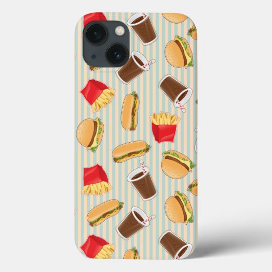 Coques Case-Mate iPhone Motif de restauration rapide 2 (Verso)