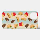 Coques Case-Mate iPhone Motif de restauration rapide 2 (Verso (horizontal))