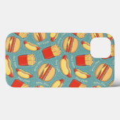 Coques Case-Mate iPhone Motif de restauration rapide 3 (Verso (horizontal))